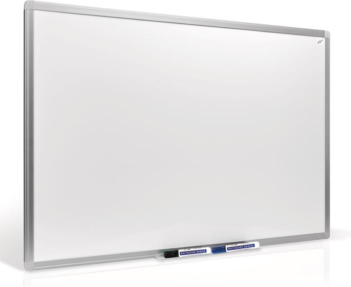 Image du produit BüroLine Tableau blanc magnétique Slim-Board 100 x 200 cm (100 x 200 cm)