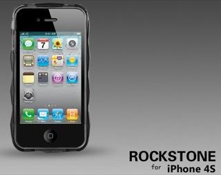 Actual product image Pinlo Rockstone Case for iPhone 4/4S Black