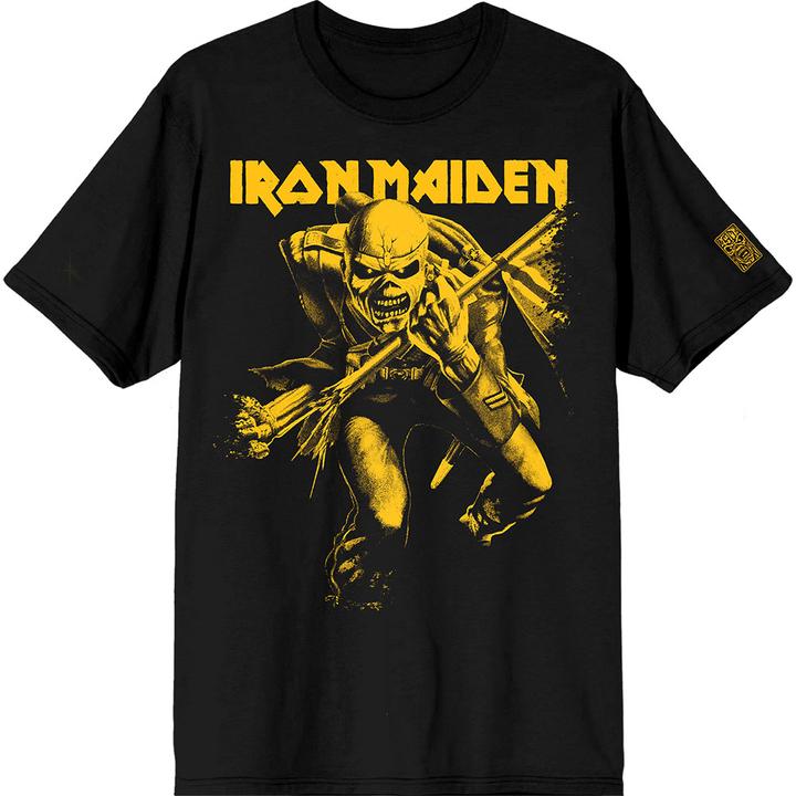 Produktbild Iron Maiden 50 Trooper Crop Yellow Sleeve Print (XL)