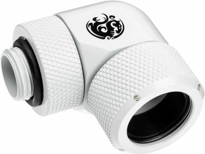 Bitspower Advanced Multi-Link Adapter Connection 90 degree G1/4 inch male to 16mm female hardtube - rotatable