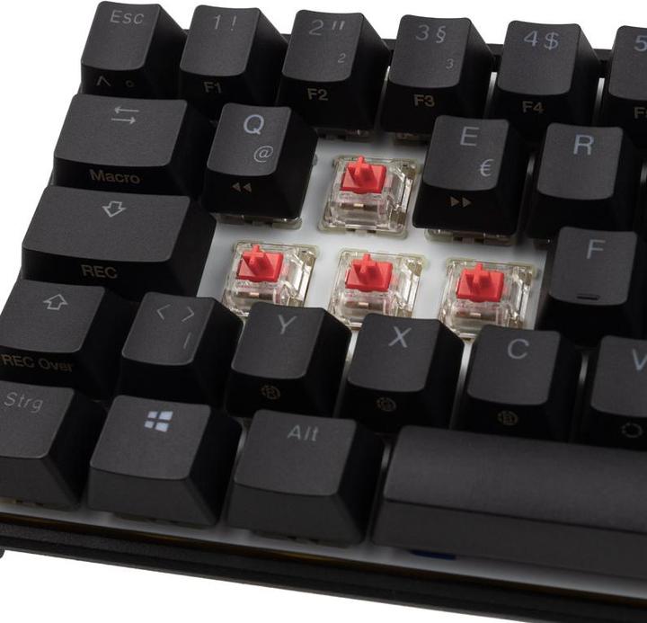 Actual product image Ducky Mecha Pro SF Gaming Keyboard, Cherry MX-Silent-Red (DE, Cable)