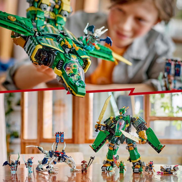 Produktbild LEGO Lloyds Jet-Mech (71845, LEGO Ninjago)