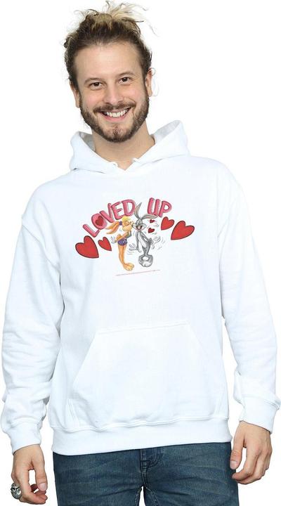 Immagine prodotto Looney Tunes Bugs Bunny And Lola Valentine's Day Loved Up Felpa con Cappuccio Uomo (S)