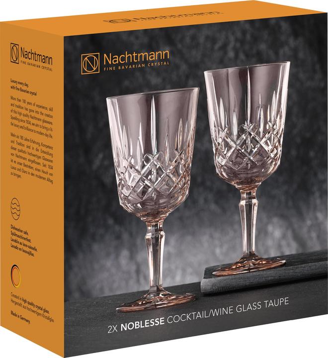 Produktbild Nachtmann Cocktail/Weinglas taupe SET/2 617/0 Noblesse UK/3 (35.50 cl, 2 Gläser, Weingläser Set)