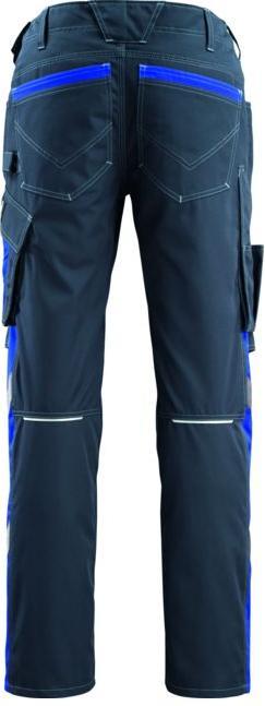 Actual product image Mascot Trousers Mannheim black-blue / cornflower blue (56)