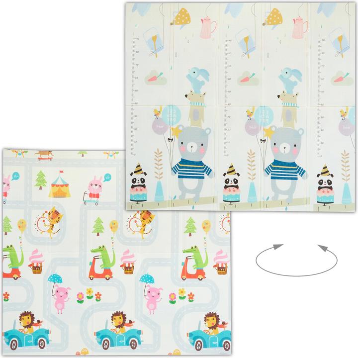 Image du produit Relaxdays Tapis de jeu avec animaux (195 x 175 x 1,5 cm)