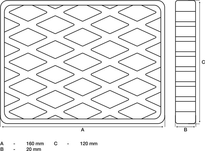 Actual product image BGS Rubber pad