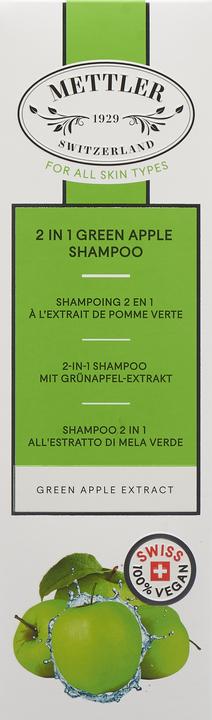 Produktbild Mettler1929 2-In-1 Shampoo mit Grünapfel-Extrakt (200 ml, Flüssiges Shampoo)