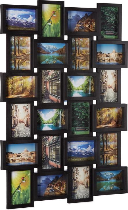 Actual product image Relaxdays Picture Frame for 24 Photos (10 x 15 cm)