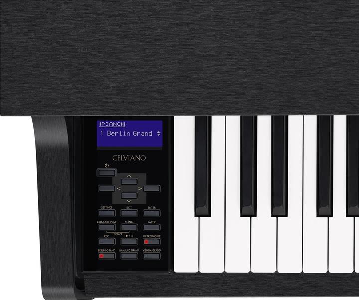 Actual product image Casio Electric Piano CELVIANO Grand Hybrid GP-310BK Black (88 Keys)