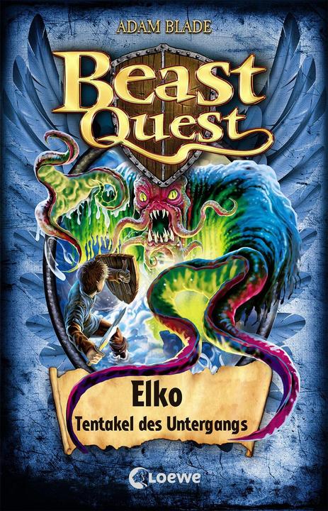 Produktbild Beast Quest 61 - Elko, Tentakel des Untergangs (Deutsch, Adam Blade, Loewe Kinderbücher, Sandra Margineanu, 2021)