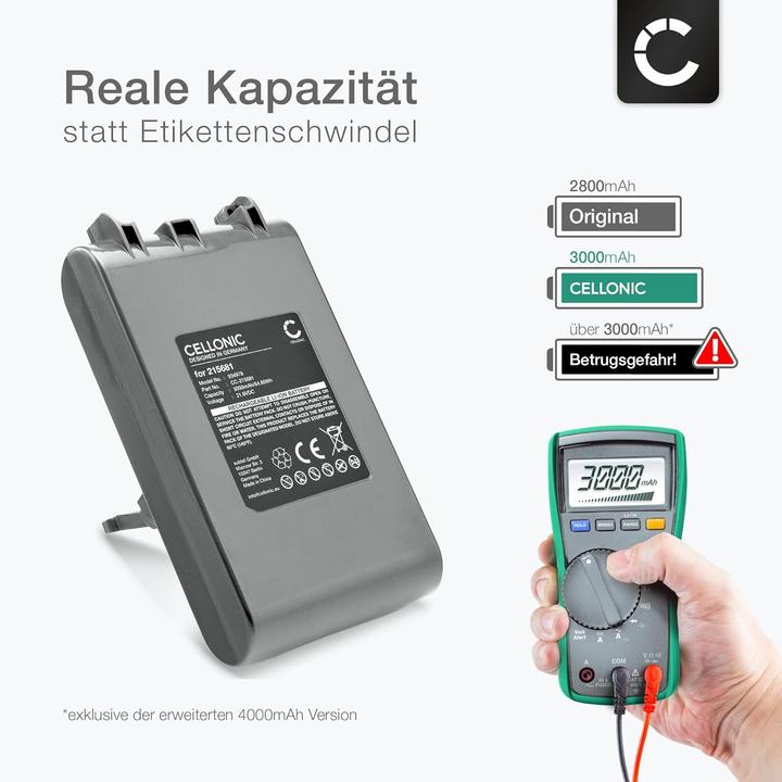 Produktbild Cellonic Ersatzakku für Dyson Staubsauger