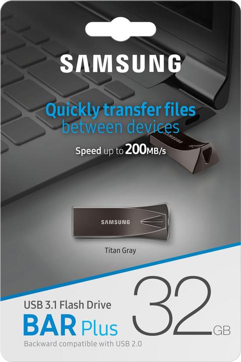 Produktbild Samsung Bar Plus V1 (32 GB, USB-A, USB 3.1)