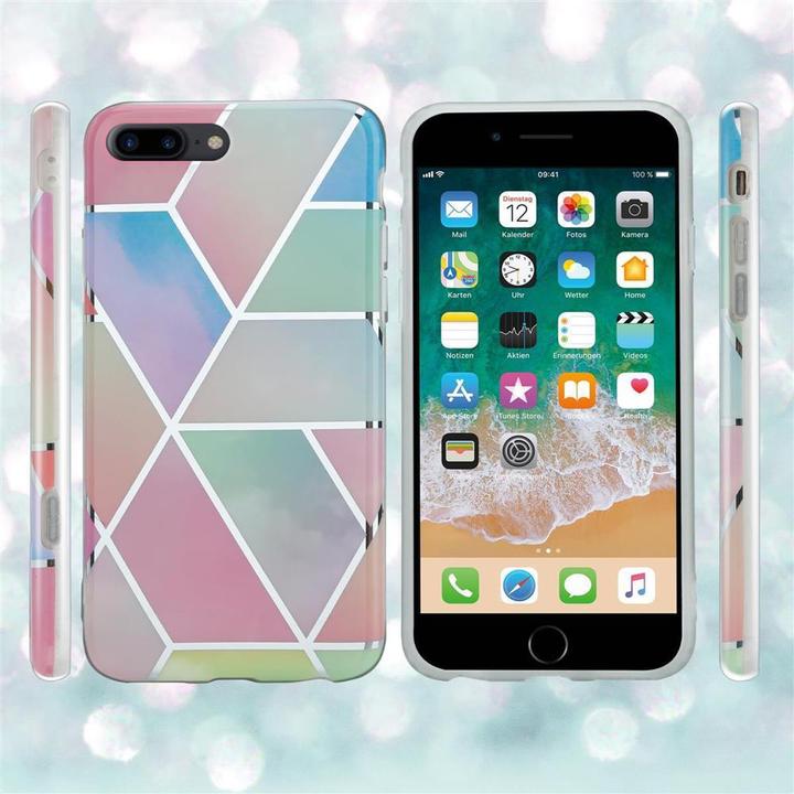 Produktbild Cadorabo IMD TPU Bunter Marmor Cover (Apple iPhone 7 Plus, Apple iPhone 7s Plus)