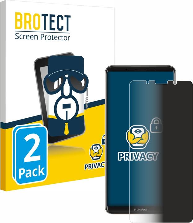 Produktbild BROTECT Sichtschutzfolie Anti-Spy Privacy Folie Blaulicht-Schutz (2 Stück, Huawei Mate 10 Pro)