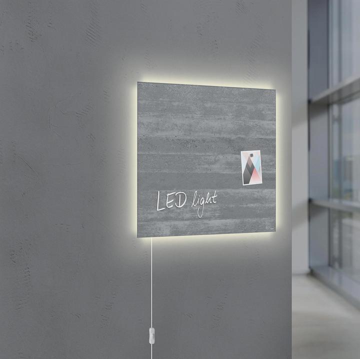 Actual product image Sigel artverum® Glass Magnet Board (Magnet board, 48 x 48 cm)