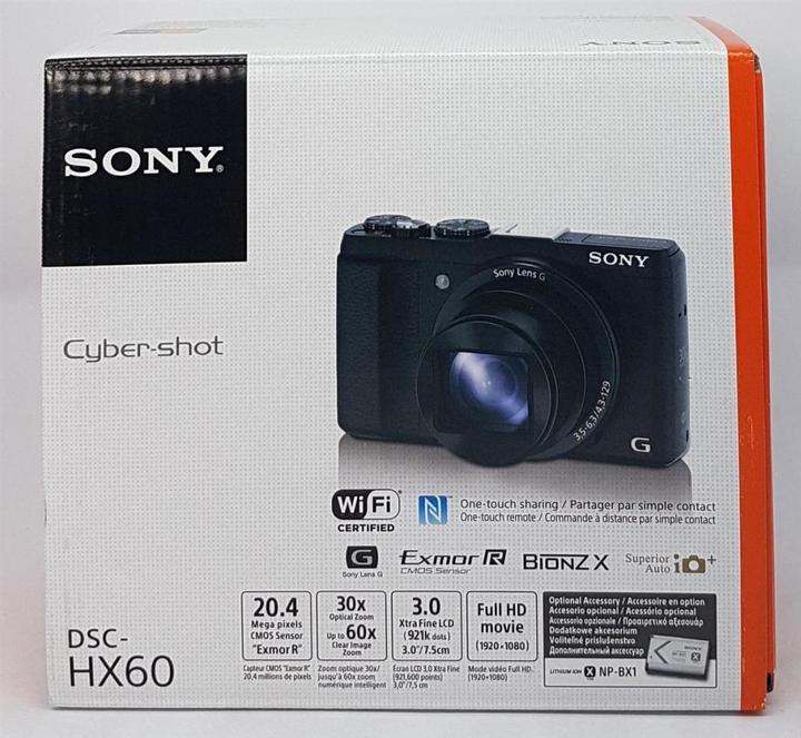 Produktbild Sony Dsc Hx60 (4.3 - 129 mm, 20.40 Mpx, 1/2,3'')