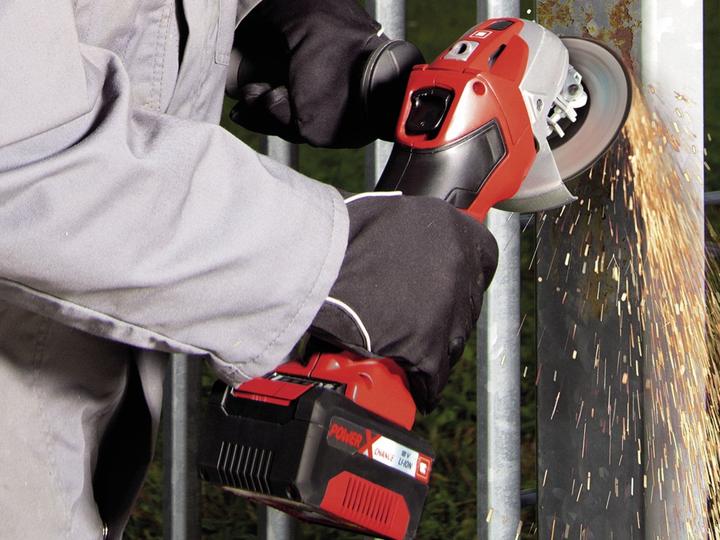 Actual product image Einhell TE-AG 18 Li Solo (115 mm)