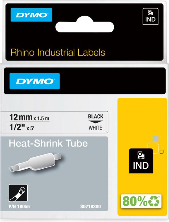 Produktbild Dymo Rhino 18055 Schrumpfschlauch (1.20 cm, Mehrfarbig)