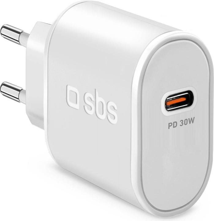 Image du produit SBS Chargeur de voyage PD 30W USB-C blancá (30 W)