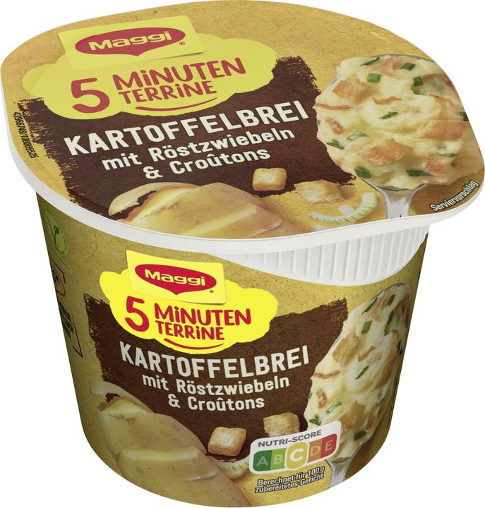 Actual product image Maggi 5 MINUTES TERRINE Mashed potatoes Fried onions (56 g)