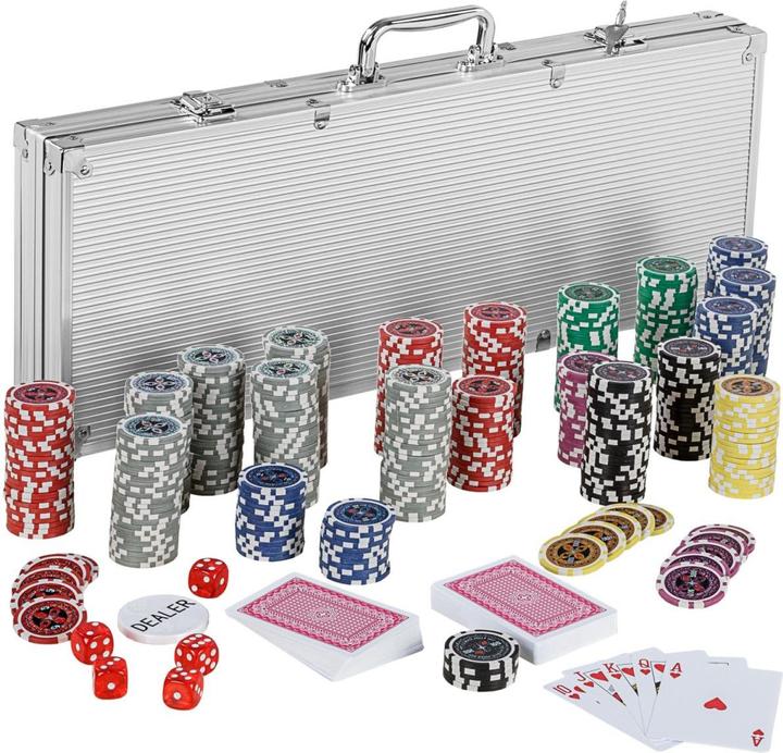 Games Planet Pokerkoffer mit 500 Laserchips (Deutsch)