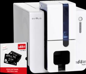 Produktbild Evolis Edikio Flex Price Tag Sol. 100 long Cards black cards - Drucker - Farbig (300 dpi)
