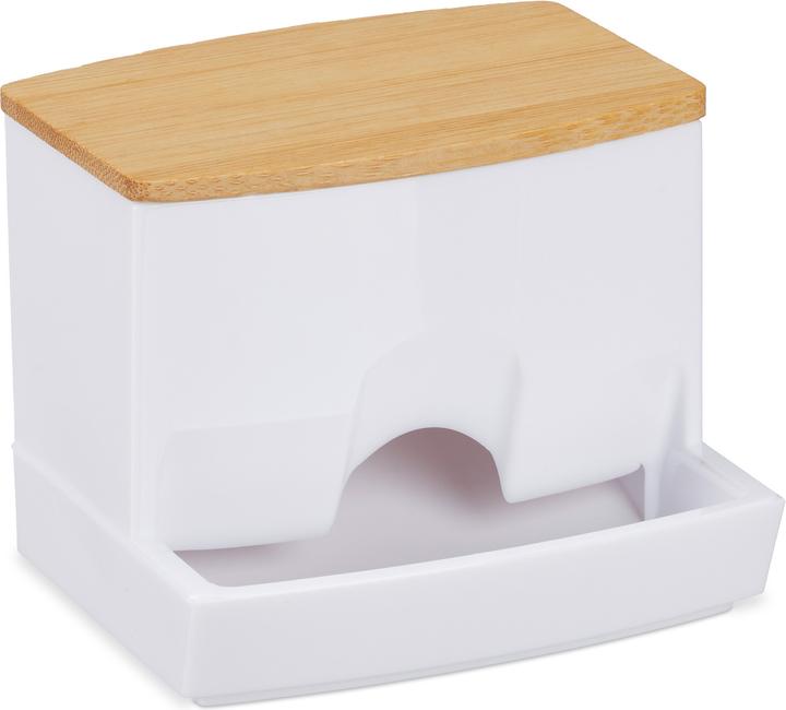 Actual product image Relaxdays Cotton Swab Storage Box