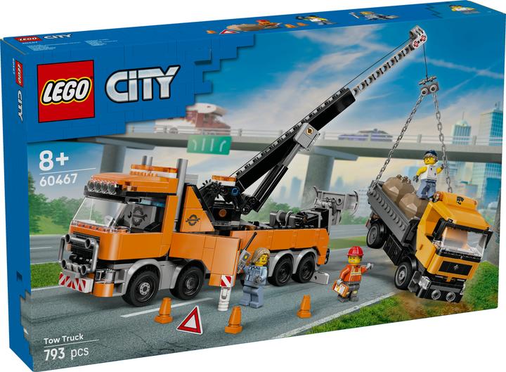 Image du produit LEGO Le remorqueur avec grue pour poids lourd (60467, LEGO City)