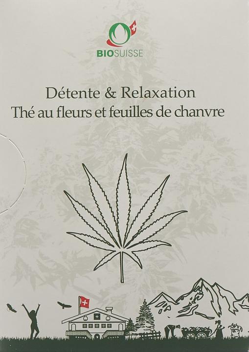 Actual product image Herba Bio Suisse Relaxation & Calming Hemp flower and hemp leaf tea (30 g)