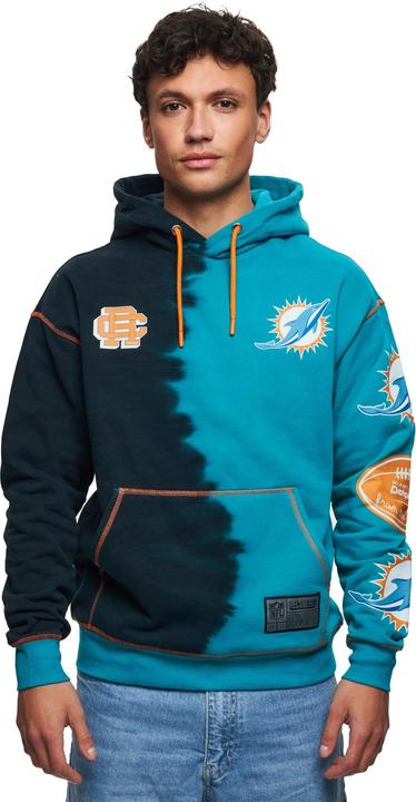 Actual product image Recovered Re:covered Fleece Hoody - INK DYE Miami Dolphins - 3XL (3XL)