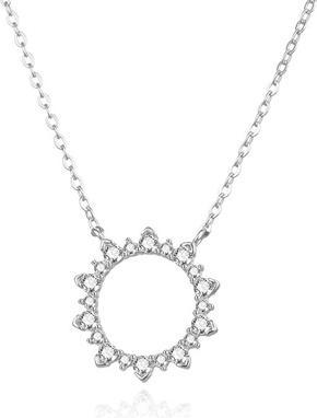 Agato Beautiful silver necklace Sun AGS1571/47