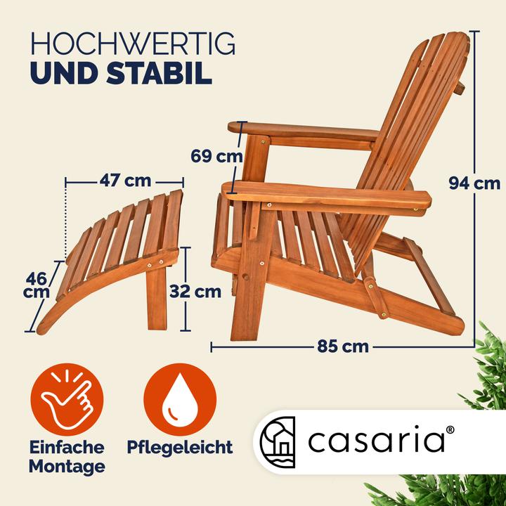 Actual product image Casaria Sun chair (85 cm)