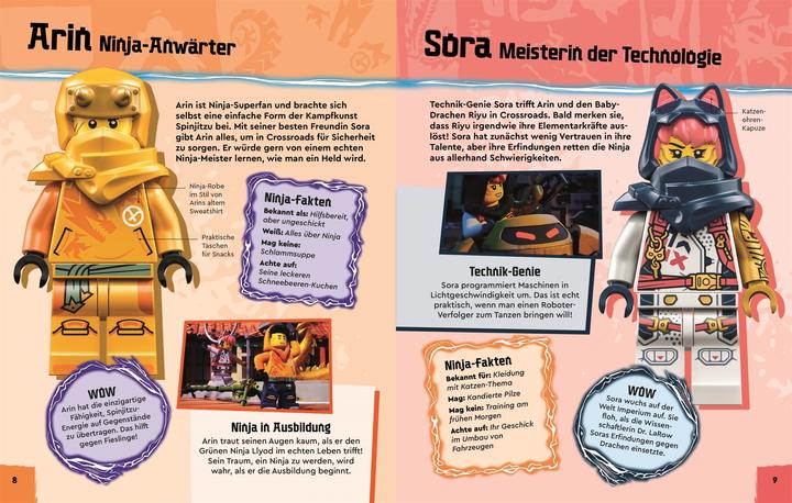 Image du produit LEGO® NINJAGO® Aufstieg der Drachen Der ultimative Ninja-Guide (Allemand, Shari charge, 2024)