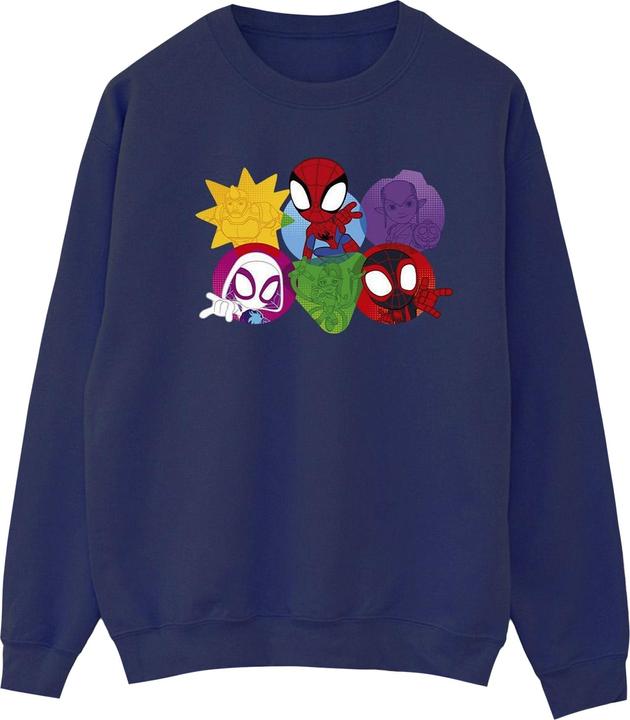 Spidey And His Amazing Friends Faces Sweatshirt