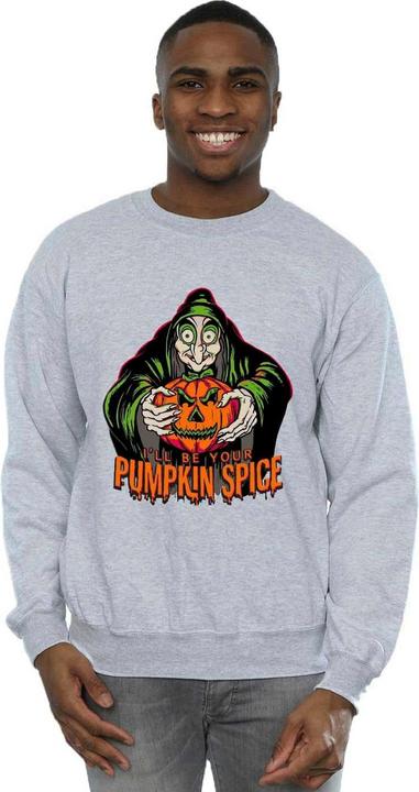 Actual product image Disney Mens Pumpkin Spice Evil Queen Villains Sweatshirt (L)