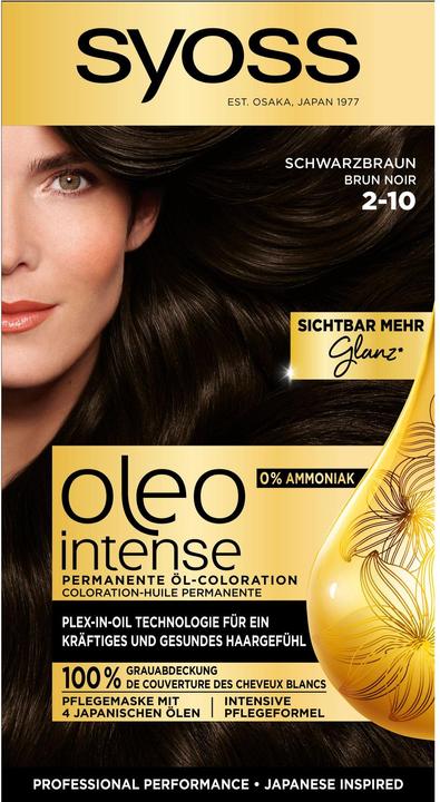 Actual product image Syoss Oleo Intense (2-10 Black brown)