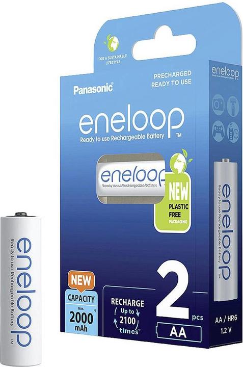 Image du produit Panasonic eneloop (2 pcs, AA, 1900 mAh)