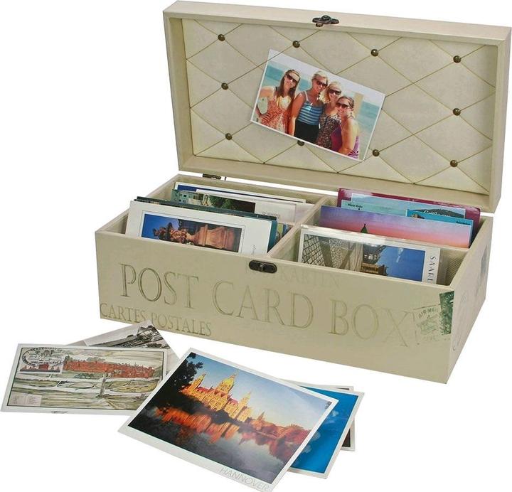 Actual product image Schwäbische Albumfabrik Postcard collection box retro style