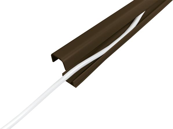 Produktbild Steffen Multi Kabelkanal 11x9mm 4 Stangen 1m selbstklebend braun (Kabelkanal, 100 cm)