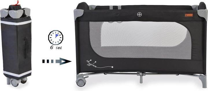 Actual product image Cangaroo Travel cot Skyglow