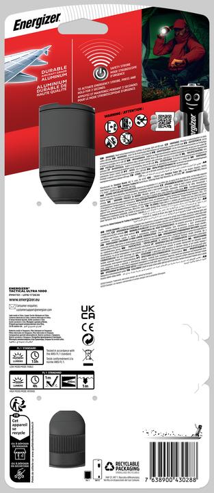 Produktbild Energizer Tactical TAC 1000 (23 cm, 1000 lm)