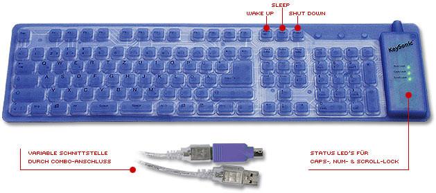 Actual product image KeySonic Ack-109 (DE, Cable)