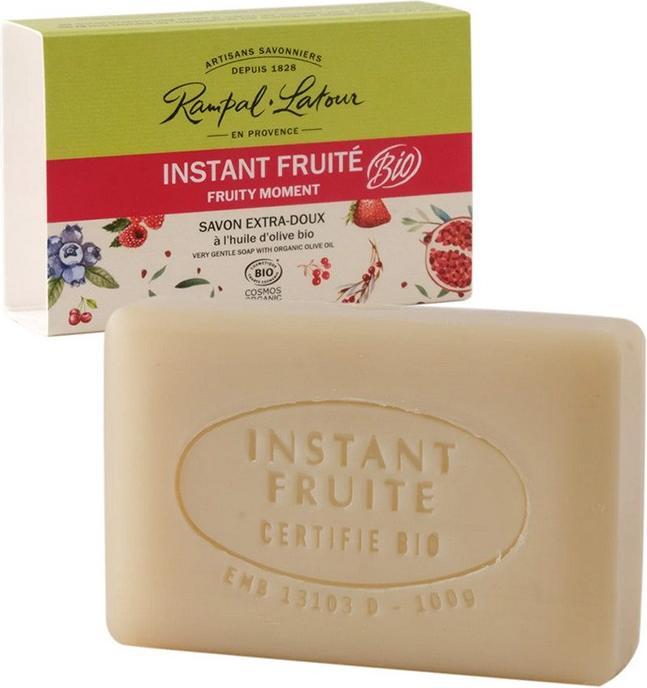 Actual product image Rampal Latour Certified organic soap Instant Fruit