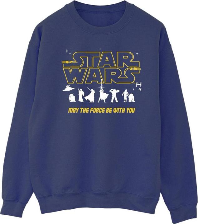 Immagine prodotto Star Wars Silhouettes Force Felpa Uomo (XL)