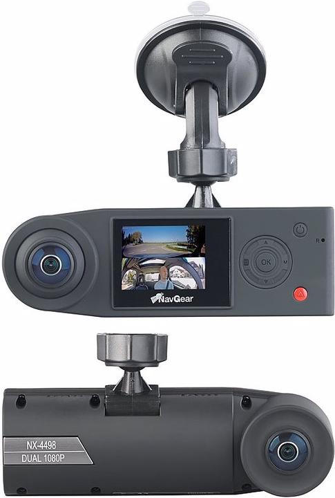 Produktbild NavGear Full-HD-Dashcam mit G-Sensor (Beschleunigungssensor, Akku, Full HD)