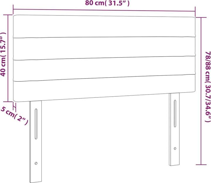 Actual product image VidaXL Erin (180 x 5 x 88 cm)