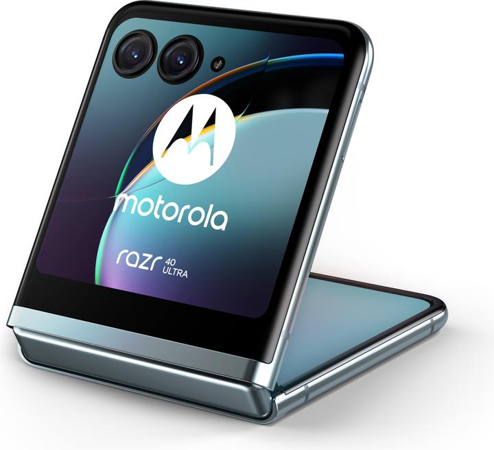 Productafbeelding Motorola Razr 40 Ultra (256 GB, IJsblauw, 6.90", SIM + eSIM, 12 Mpx, 5G)