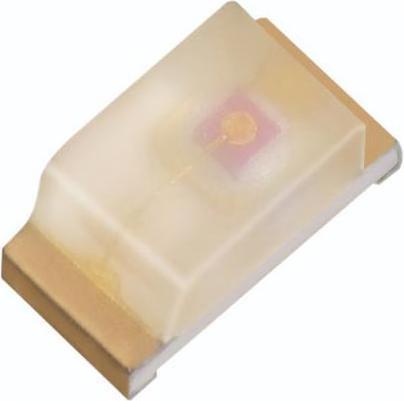 Actual product image Kingbright SMD LED green 574nm 30mA 2.1V 120°