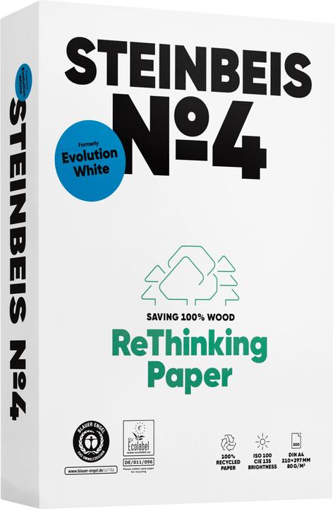 Produktbild Steinbeis Evolution White (80 g/m², 2500 x, A4)